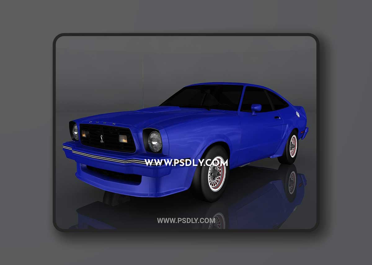 Ford Mustang King Cobra 3D Model o92878