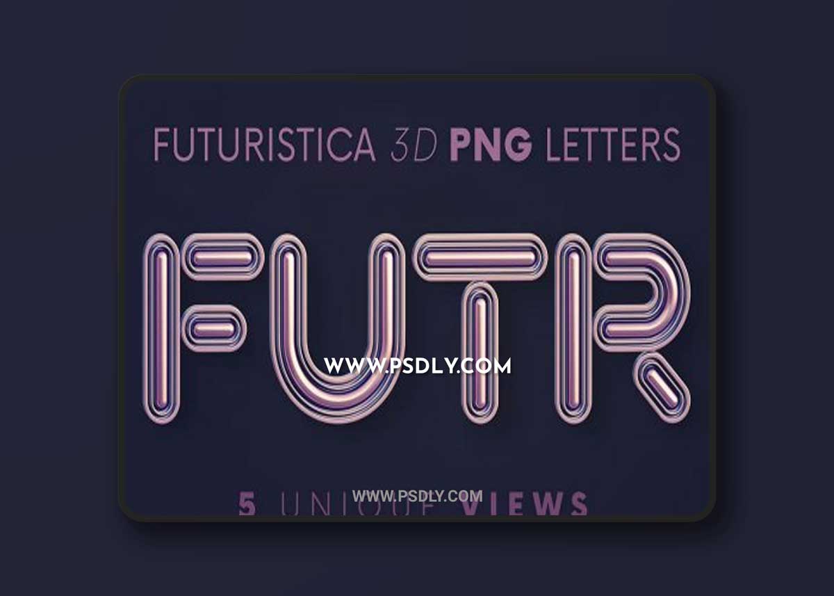 Futuristica - 3D Lettering
