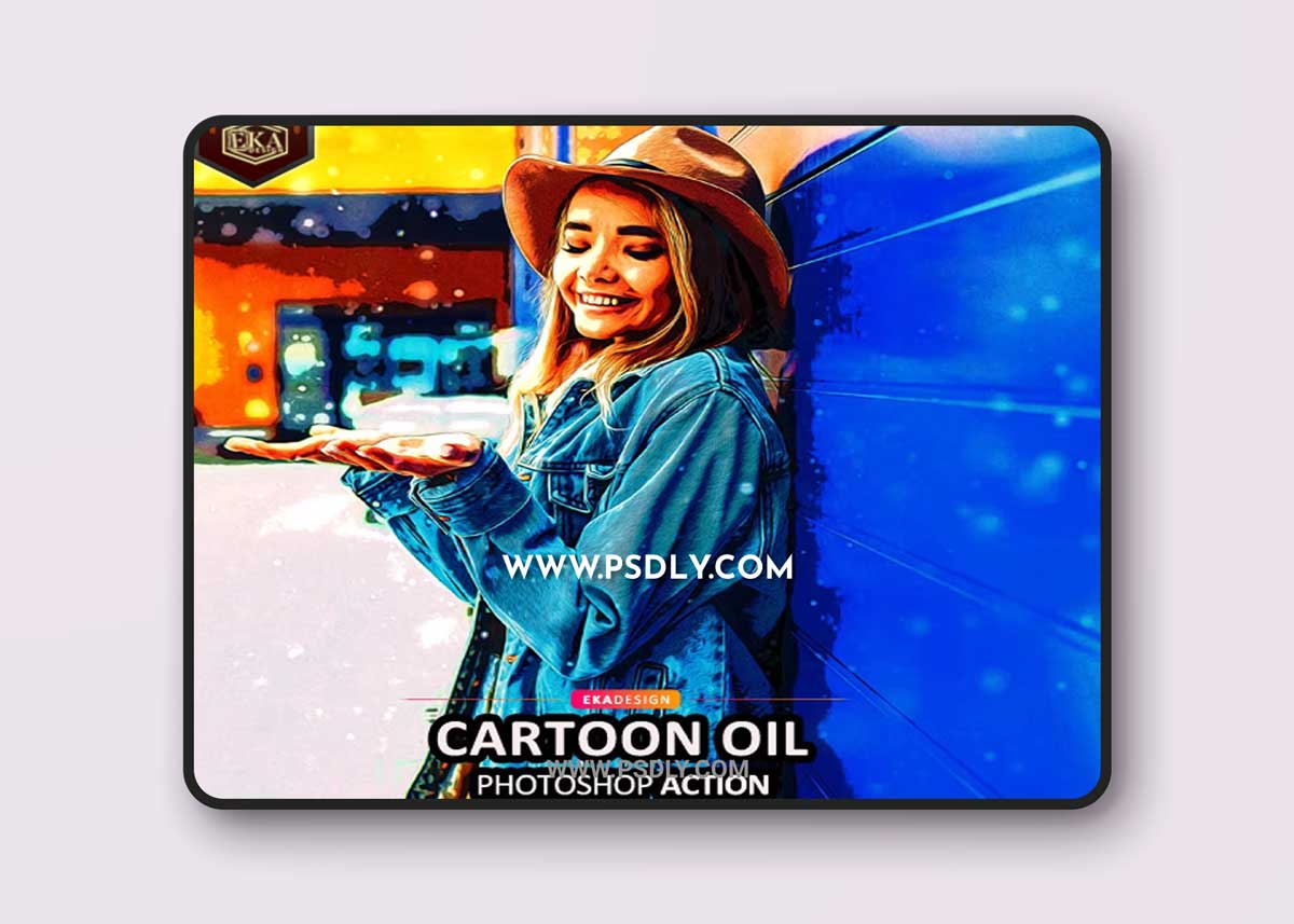 GraphicRiver - Cartoon Oil Photoshop Action 33406697