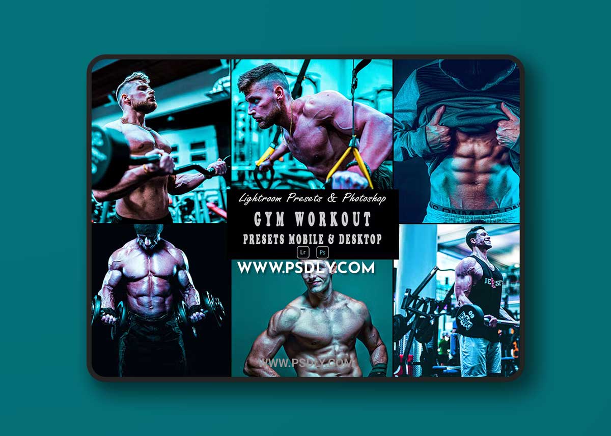 Gym Workout Tone Photoshop Action & Lightrom