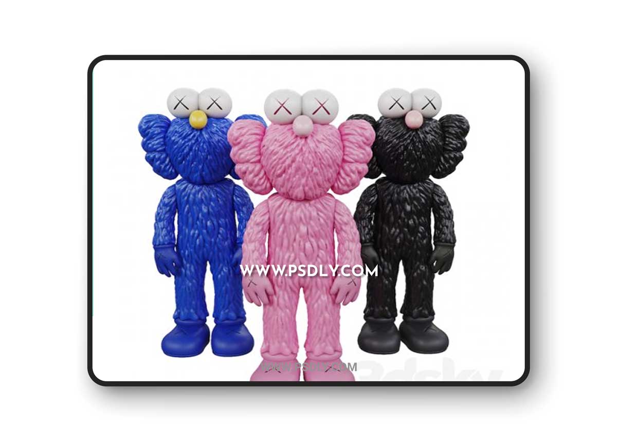 Heroes of the comic Character KAWS BFF