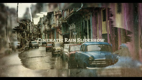 Videohive Cinematic Rain Slideshow 23719490
