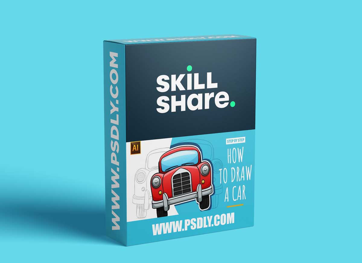 How to Draw a Car in Adobe Illustrator step by step