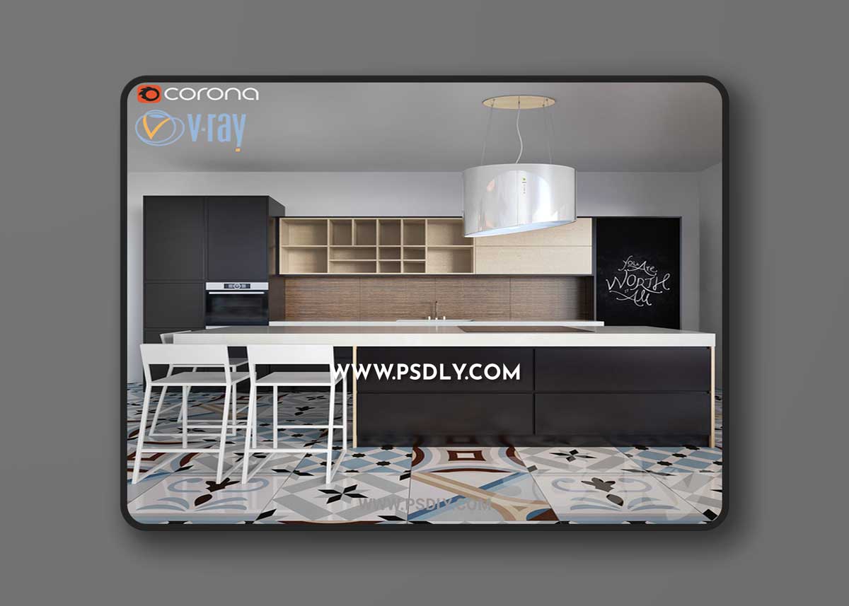 Kitchen Furniture XVI 3D Model