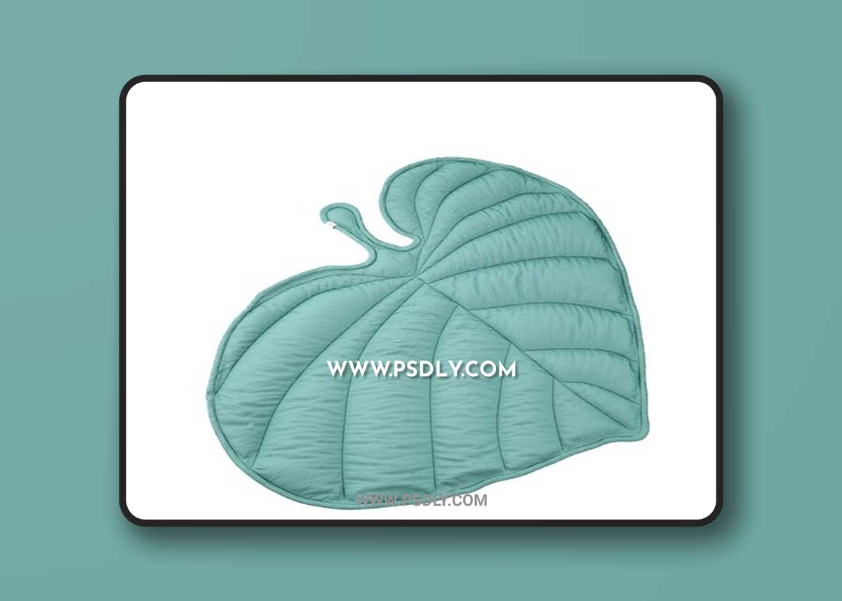 Leaf Play Mat Mint Green by Nofred 3D Model