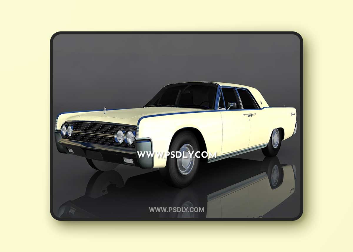 Lincoln Continental 3D Model o93679