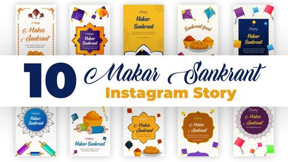 Videohive Makar Sankarti Instagram Story Pack 35415879