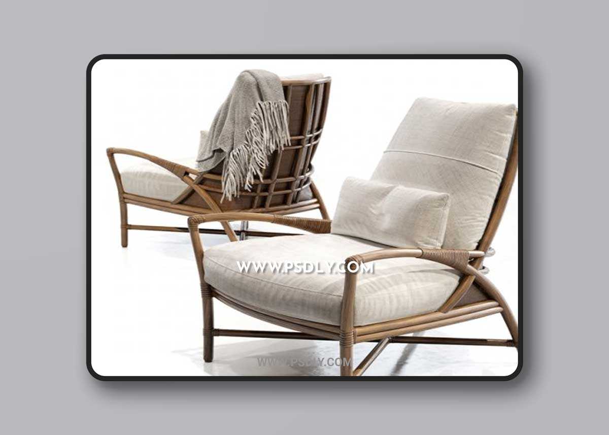 Mcguirefurniture PETAL LOUNGE CHAIR