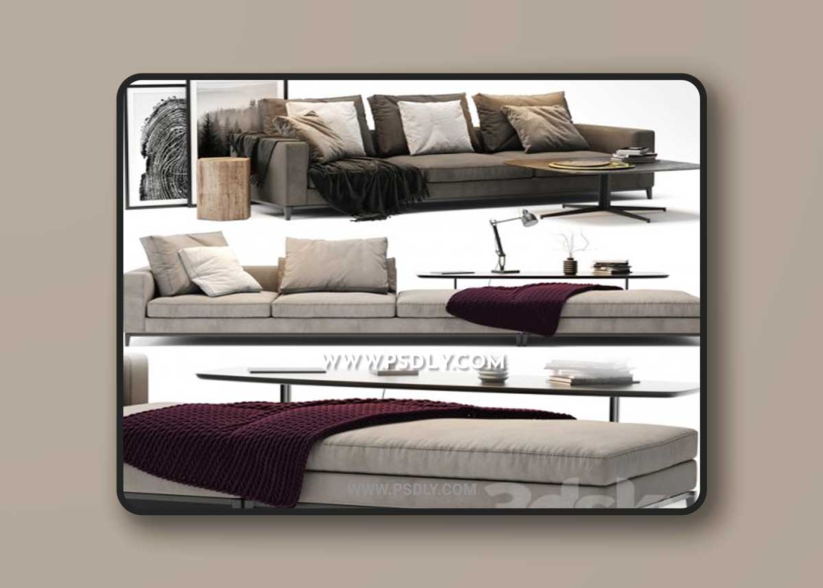 Minotti Andersen Sofa B