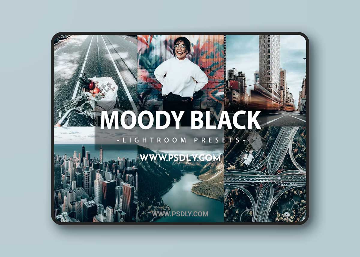 Moody Black 5 Lightroom Presets