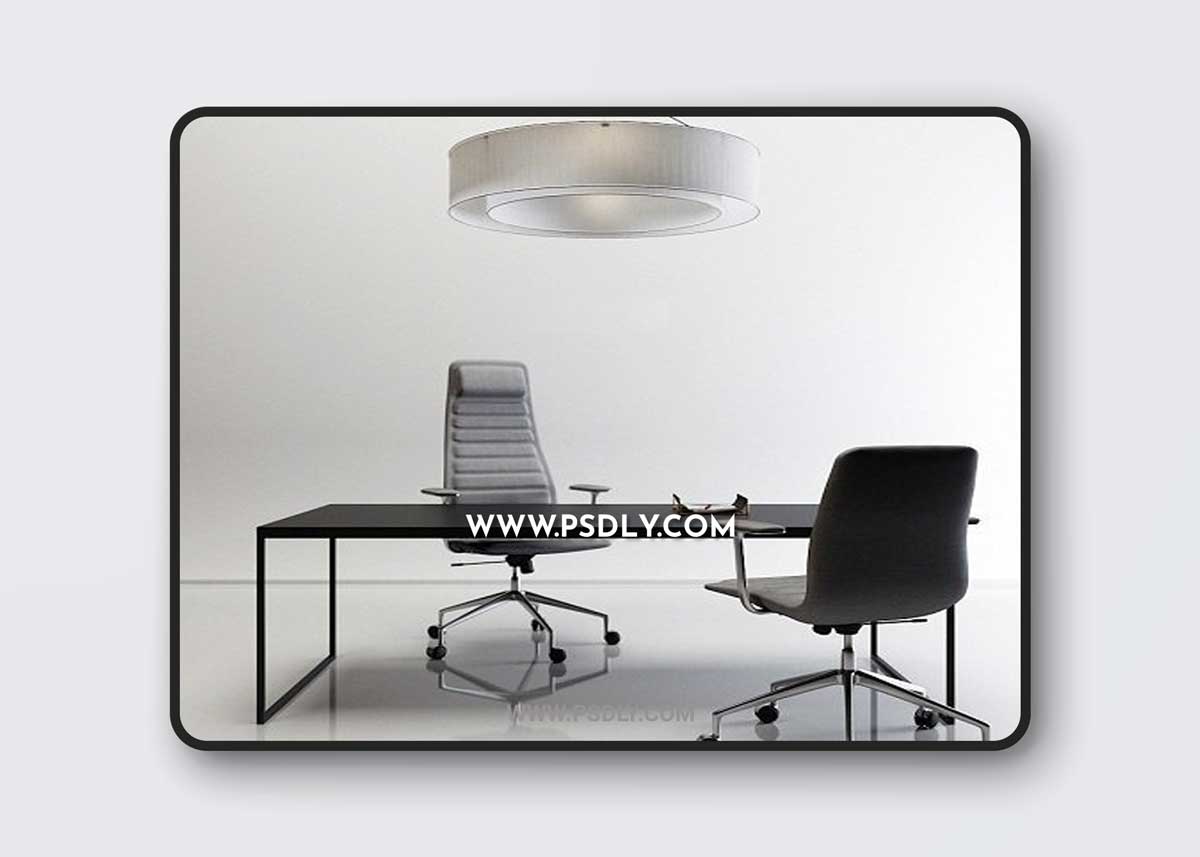 Office Set By Cappellini 3D Model