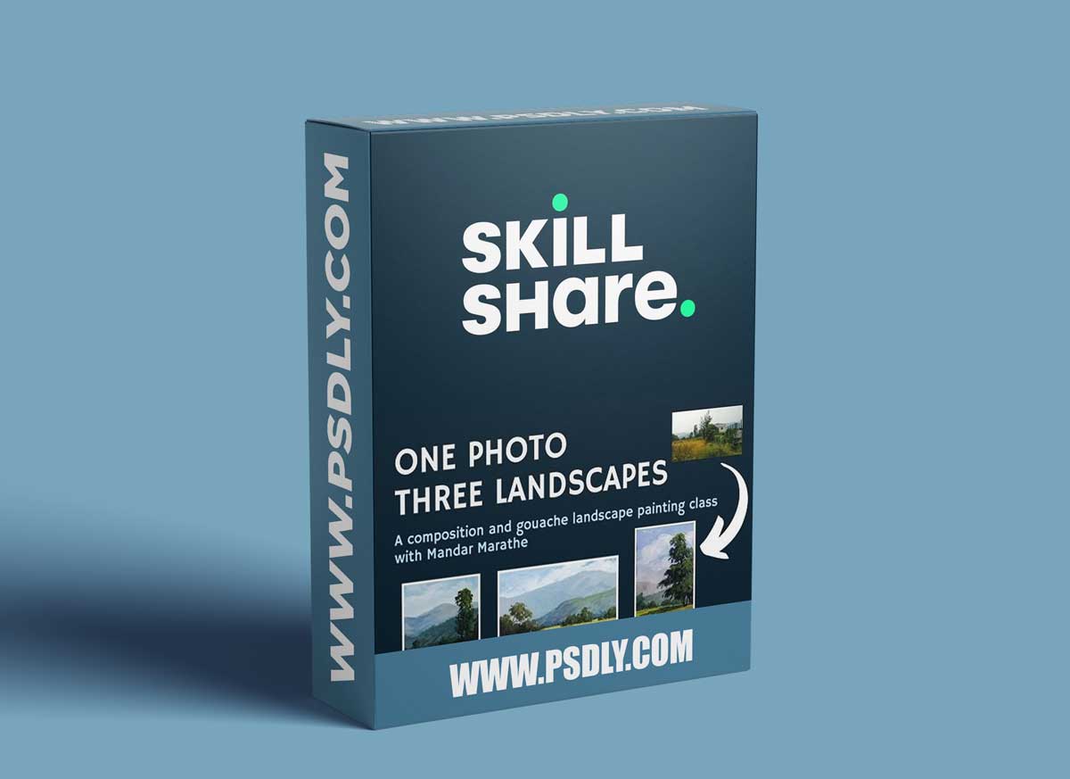 One Photo Three Landscapes : Landscape Painting In Gouache