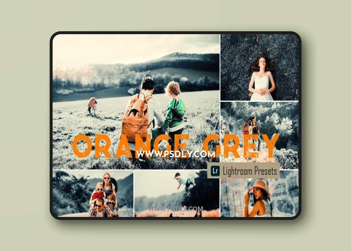 Orange Grey LR Mobile & ACR Presets 4093262