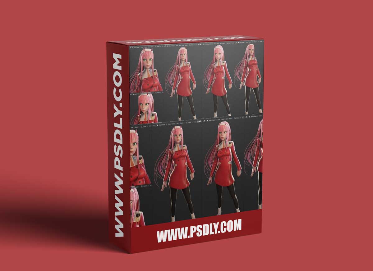 Patreon - Character Sculpt Zero Two by YanSculpts