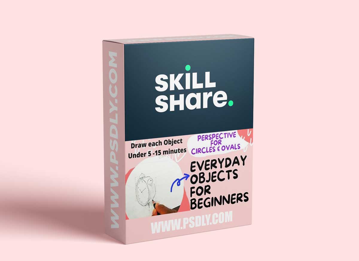 Perspective Drawing Made Simple for Beginners- Drawing objects with Ovals and Circles Part 3 of 3