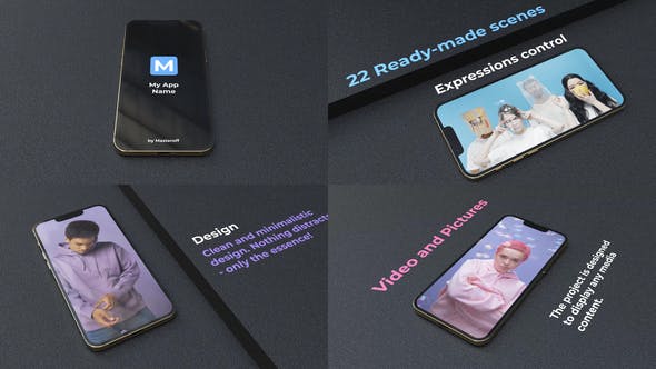 Videohive Phone 13 App Promo Mockup 35786493