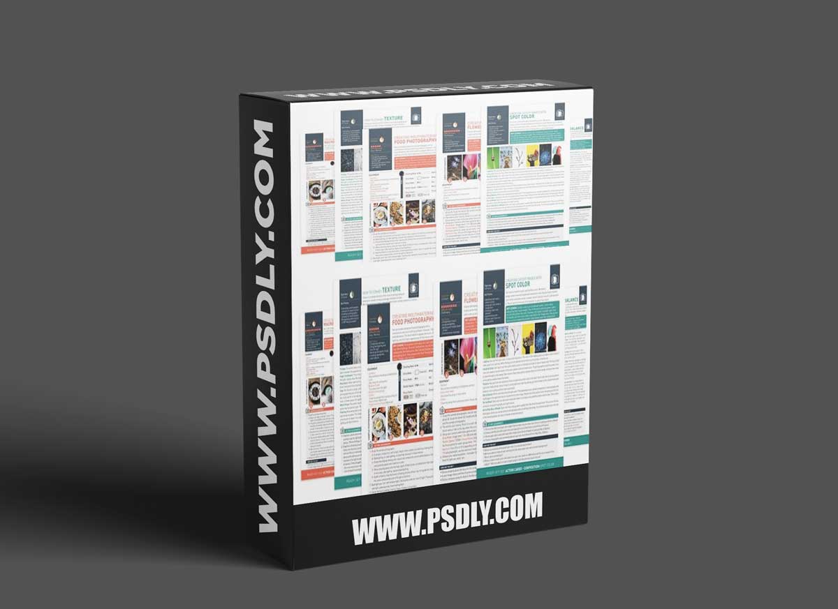 Photzy Action Cards (65 printable project sheets) - Project-Based Photography Learning Tool