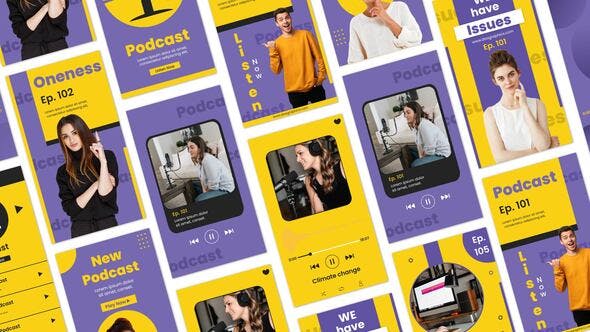 Videohive Podcast Instagram Story Template 35652798