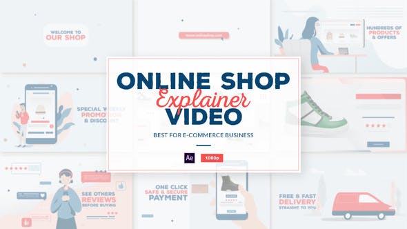 Videohive Online Shop | E-Commerce Explainer Video 35434990
