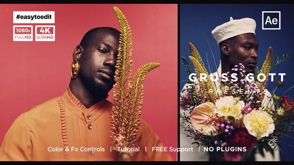 Videohive Multi Frame Slideshow Opener 35598586