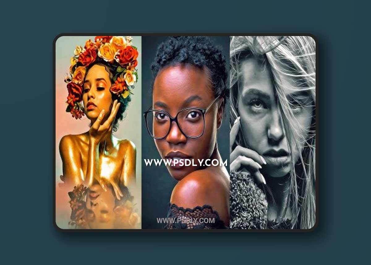 Pro Oil - Photoshop Action