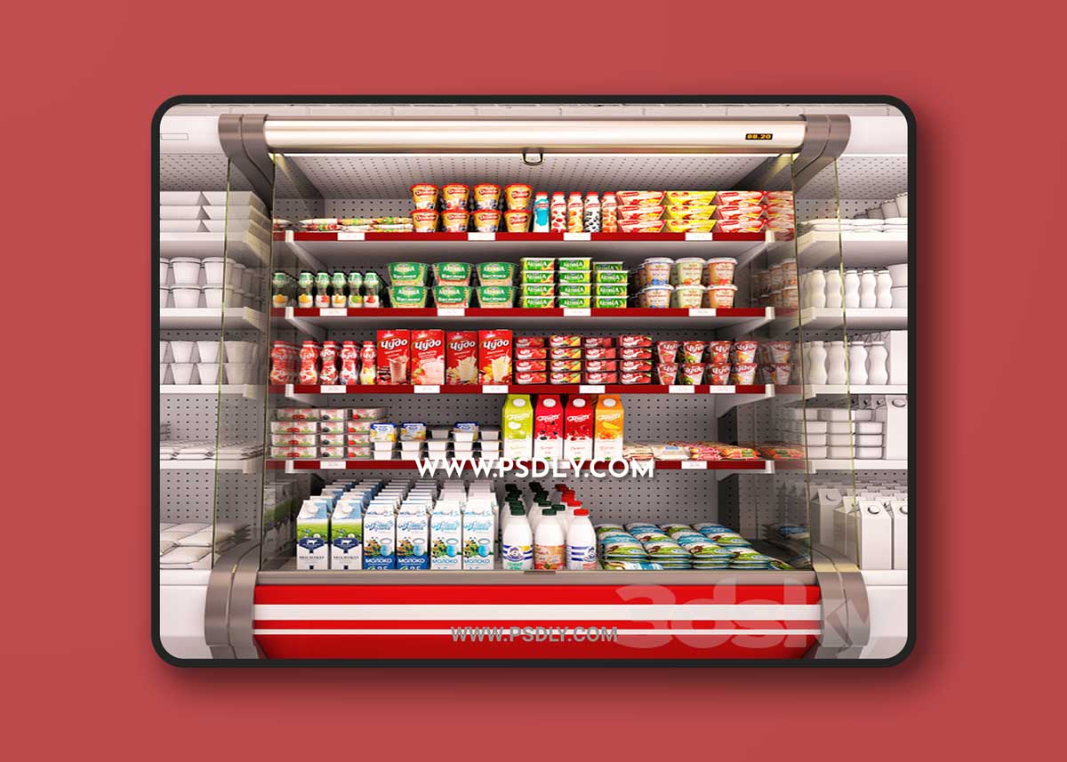 Refrigerated showcase Fortune 3D Model
