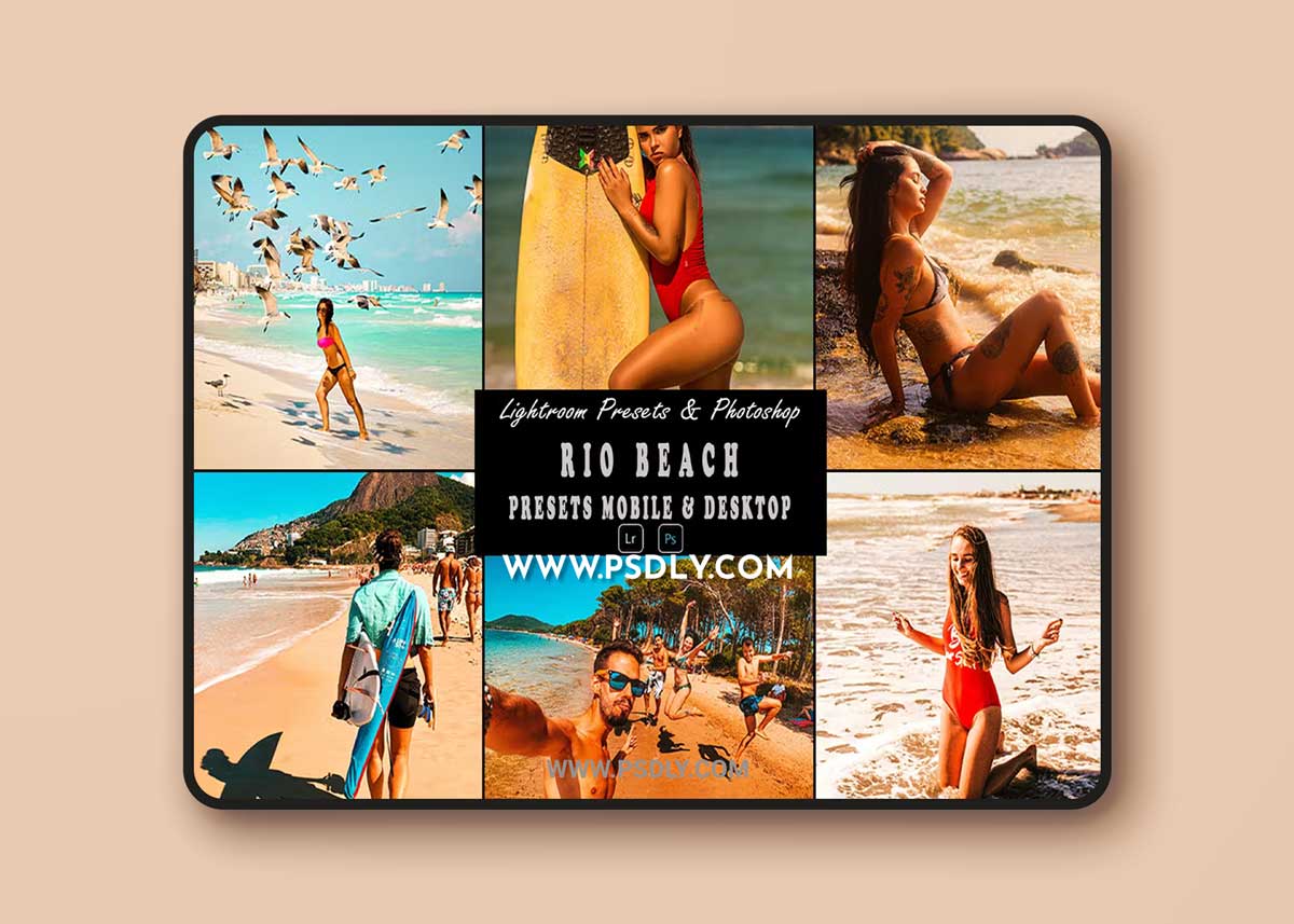 Rio Beach Tone Photoshop Action & Lightrom Presets