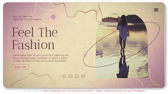 Videohive Romantic Fashion Slideshow 35848875