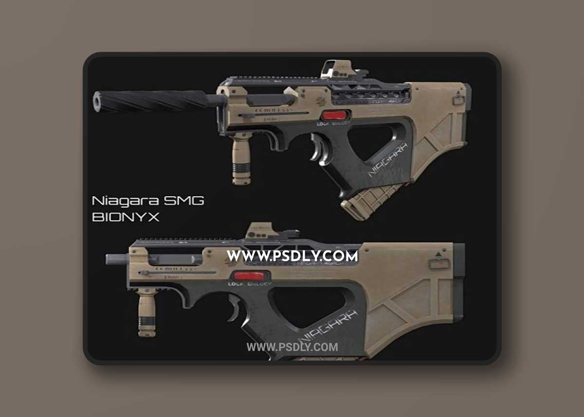 SMG concept 3D Model