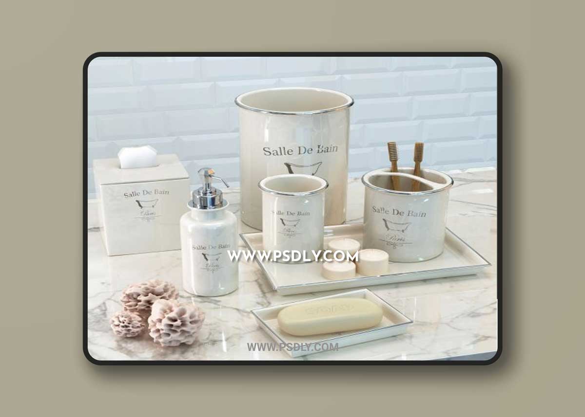 Salle De Bain bathroom accessories 3D Model