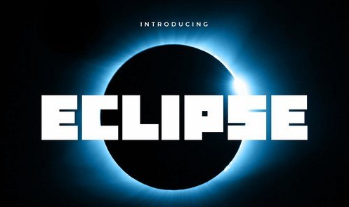 Eclipse - Modern Sci-fi Font