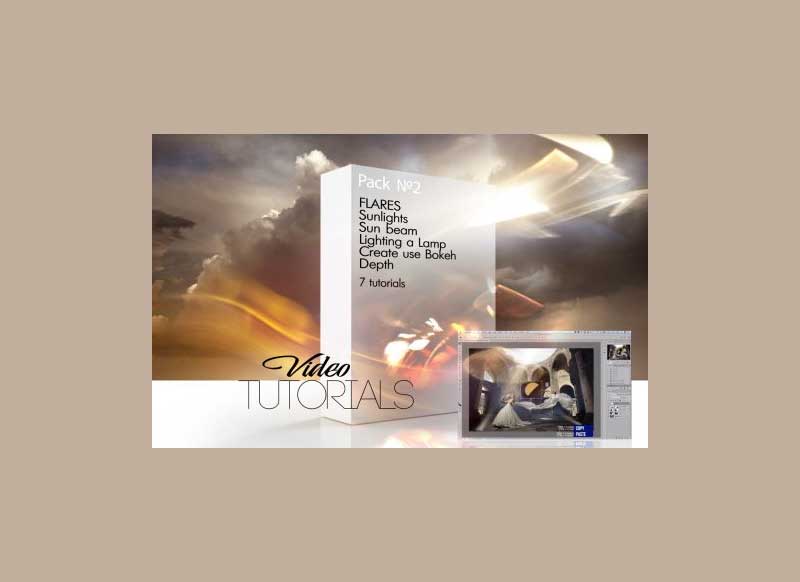 Sergey Ivanov - 7 Video tutorials about adding FLARES Pack-2