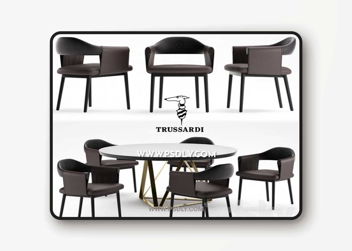 Table and chair Trussardi Casa Larzia Chair