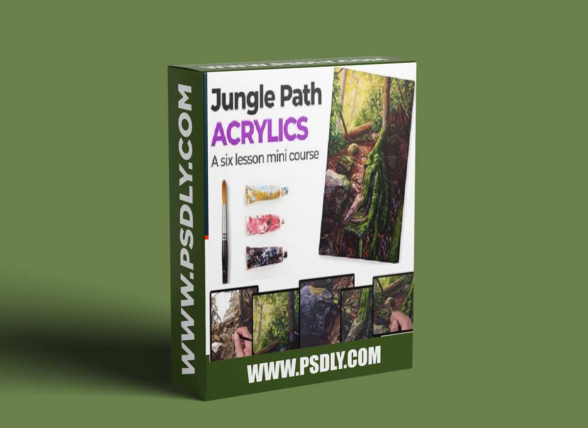 The Virtual Instructor - Jungle Path with Acrylics