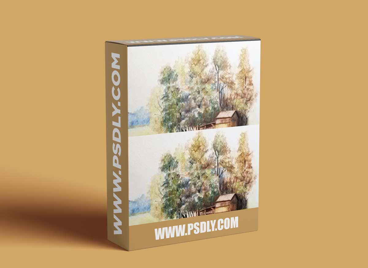 The Virtual Instructor - Landscape with Watercolor Pencils