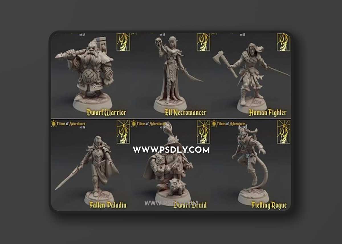 Titans of Adventure Set 1-4, 12-15