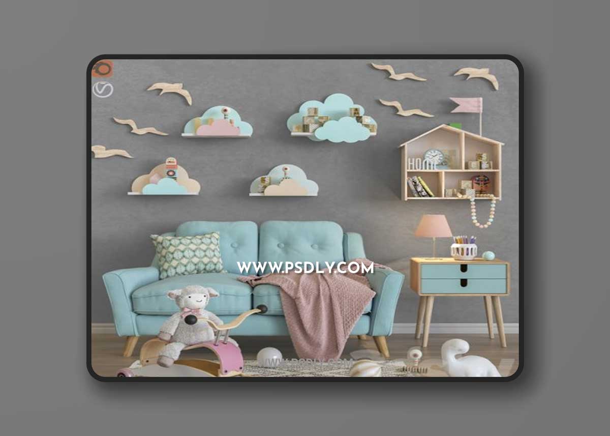 Toys and furniture set 34 3D Model