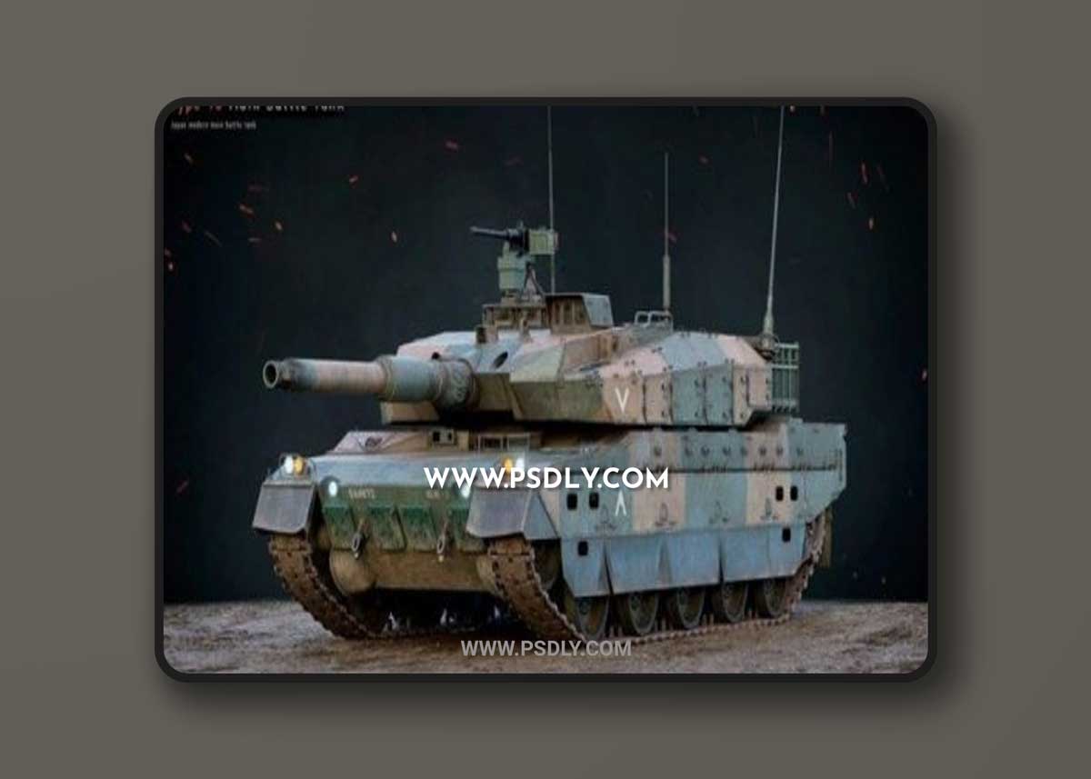 Type 10 Chinese Tank 3D Model