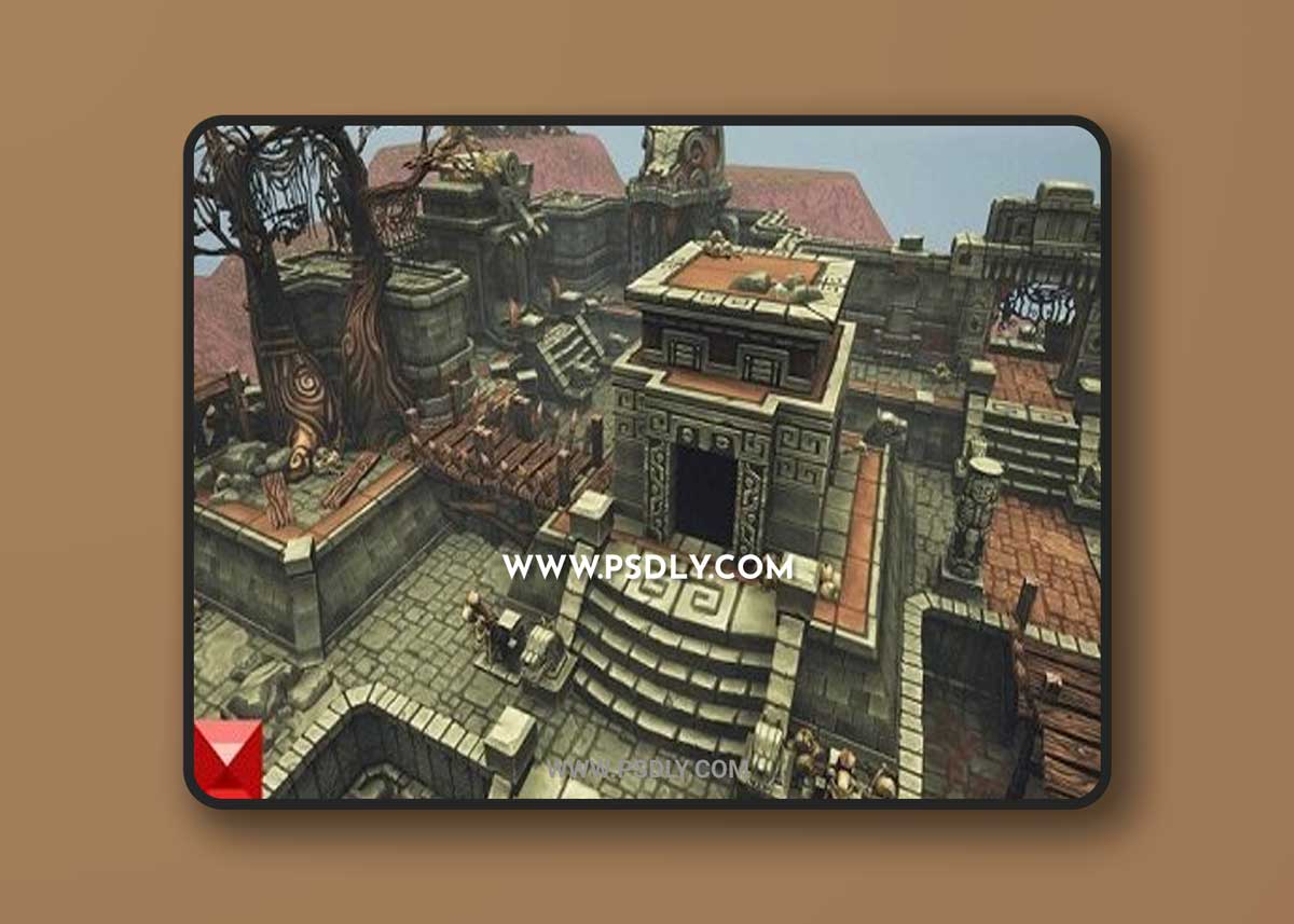 Unreal Engine – Mayan Temple 3D Model