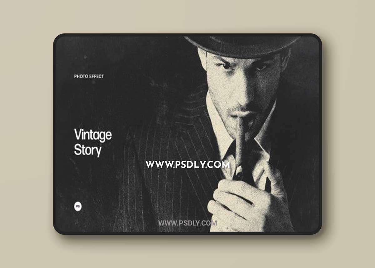 Vintage Story Photo Effect