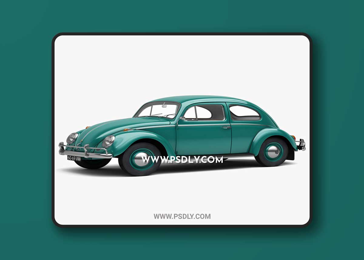 Volkswagen Beetle 1964 3D Model o93642