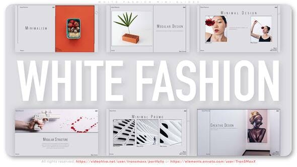 Videohive White Fashion Mini Slides 35478098