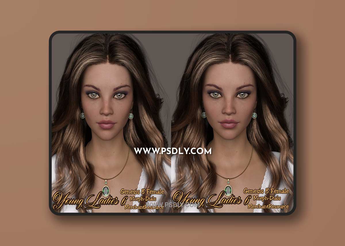 Young Ladies 6 - MR 3D Model