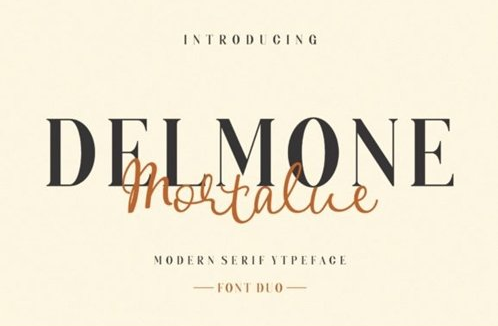 Delmone & Mortalue Font