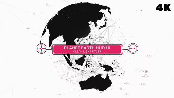 Videohive Planet Earth HUD UI Titles 35726107
