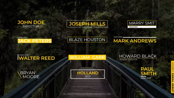 Videohive Lower Thirds Simple Edition | AE 35755964