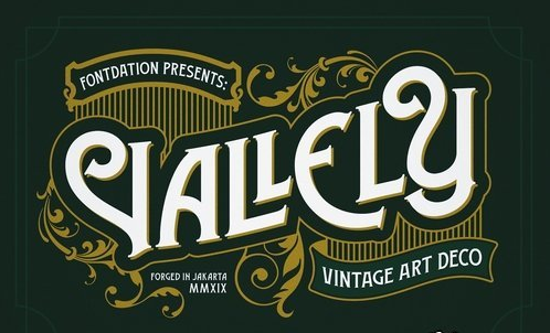 Vallely Vintage Font 3492145