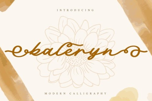 FontBundles - Baleryn | Modern Calligraphy Font 1134801
