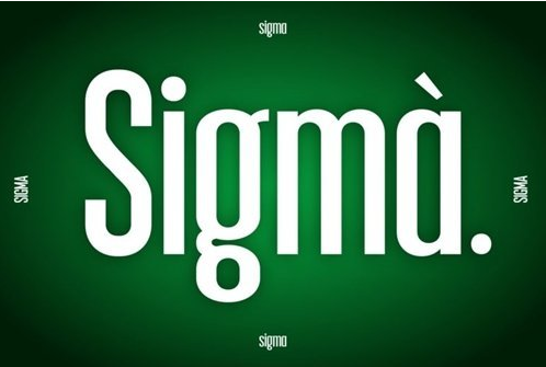 Sigma Display Font 315079