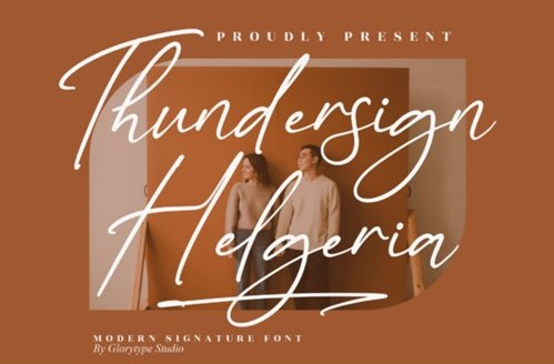 Thundersign Helgeria Font